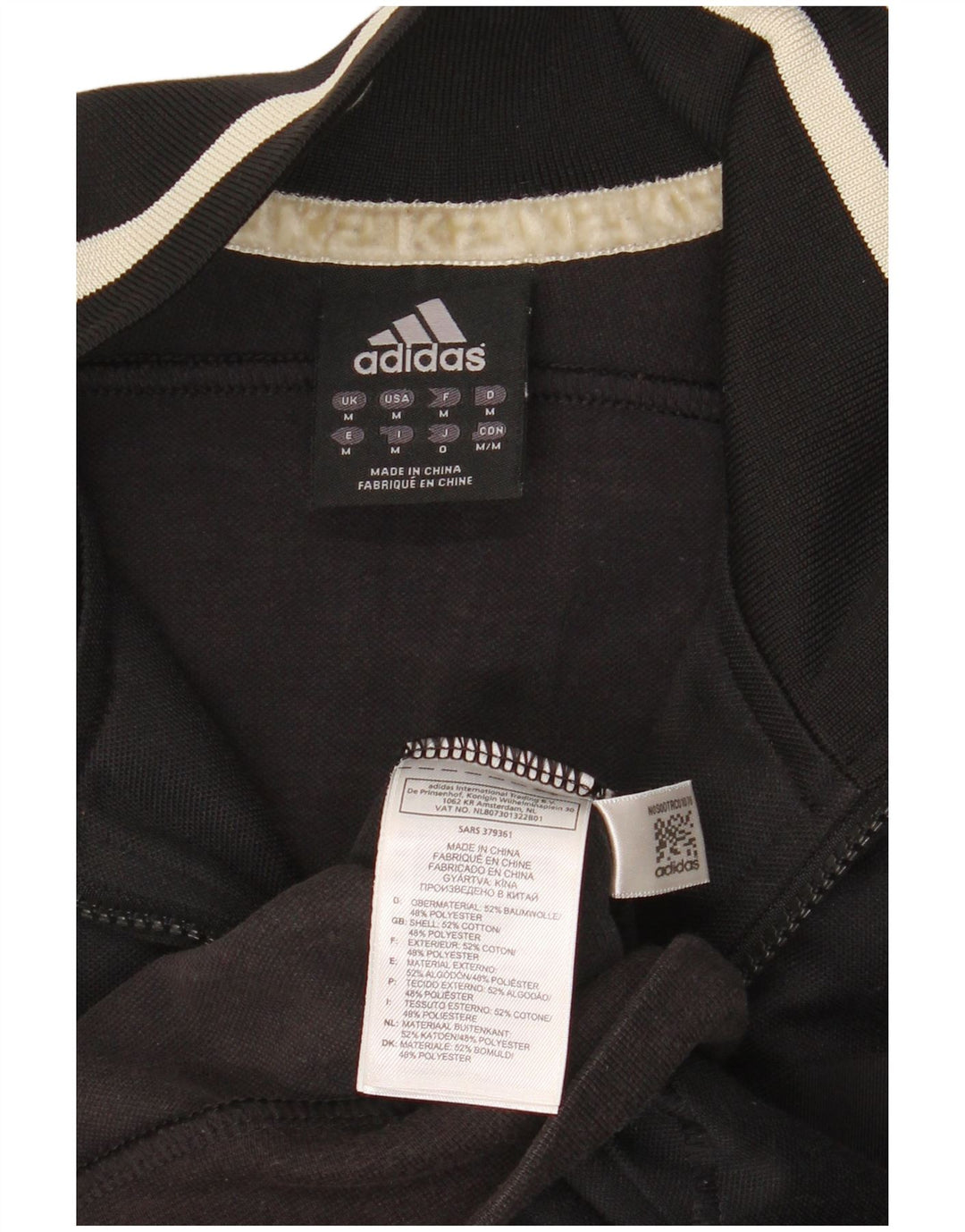 Мужской спортивный костюм Adidas Top Jacket Medium Black Cotton