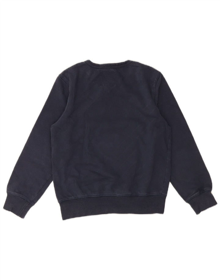 Джемпер с рисунком Levi's для девочек 11-12 лет, темно-синий