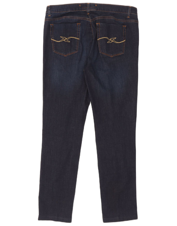 Женские узкие джинсы Trussardi W33 L30 Темно-синие