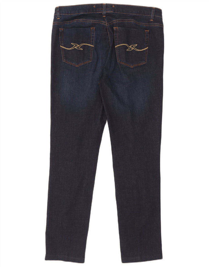 Женские узкие джинсы Trussardi W33 L30 Темно-синие