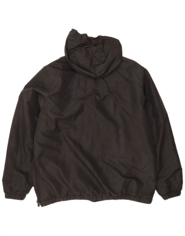 Мужской анорак с капюшоном Ellesse UK 44 2XL, черный полиэстер