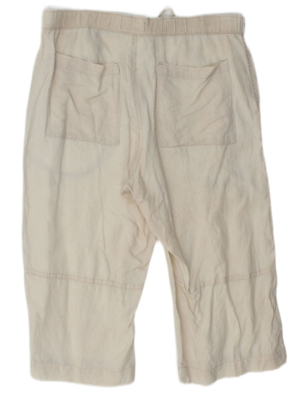 Мужские шорты-бермуды MARKS & SPENCER Blue Harbour W32, средний, бежевый, льняной