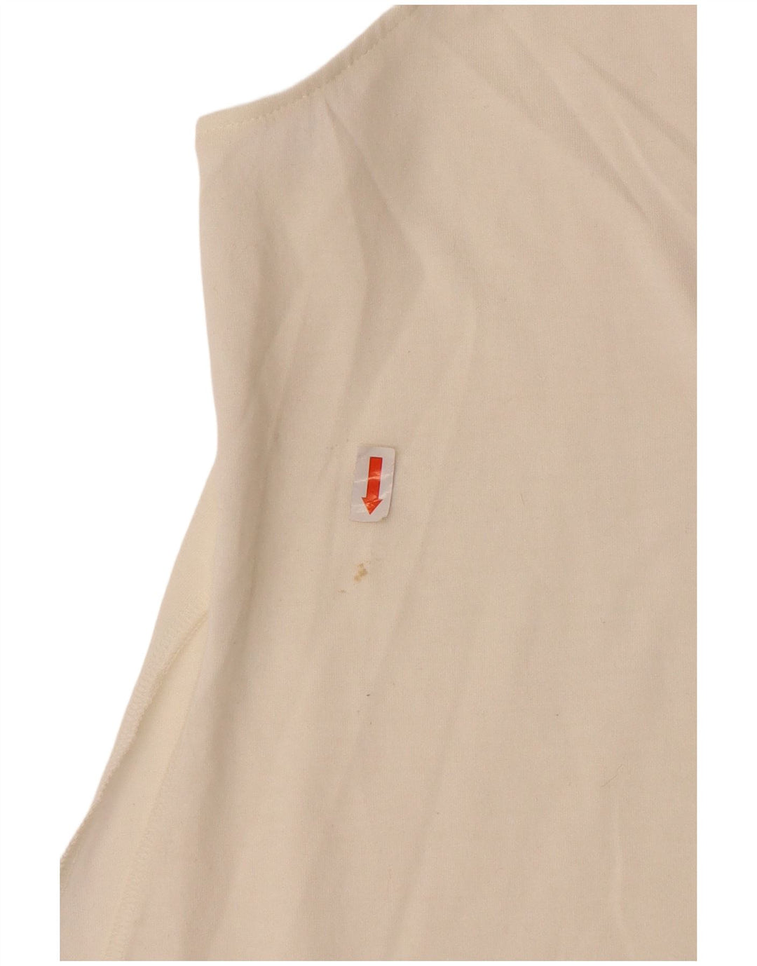 REEBOK Womens Graphic Vest Top UK 20/22 XL Off White Polyester