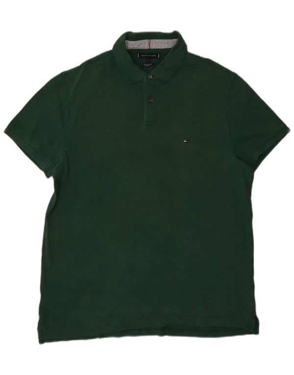 Tommy Hilfiger Mens Regular Fit Polo Shirt XL Green