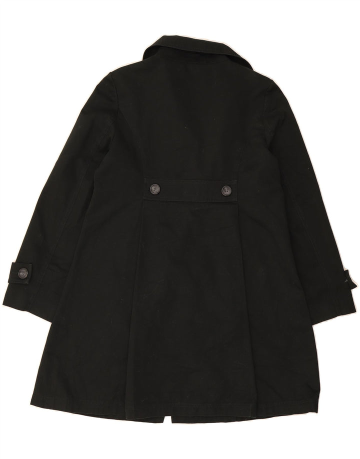 MOSSIMO Womens Overcoat UK 16 Large Black Cotton Vintage Mossimo and Second-Hand Mossimo from Messina Hembry 