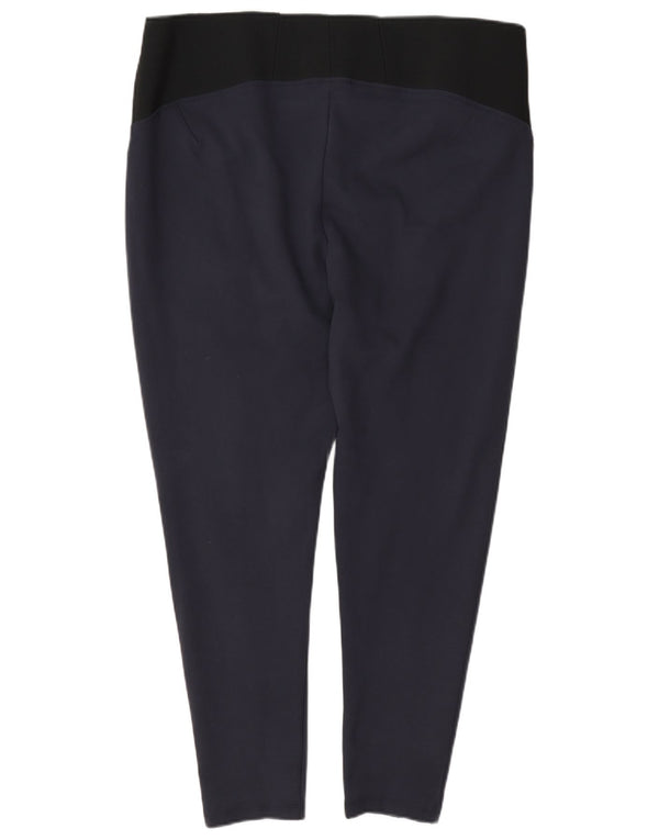 Женские леггинсы с высокой талией Marks & Spencer UK 20 2XL Темно-синие вискоза