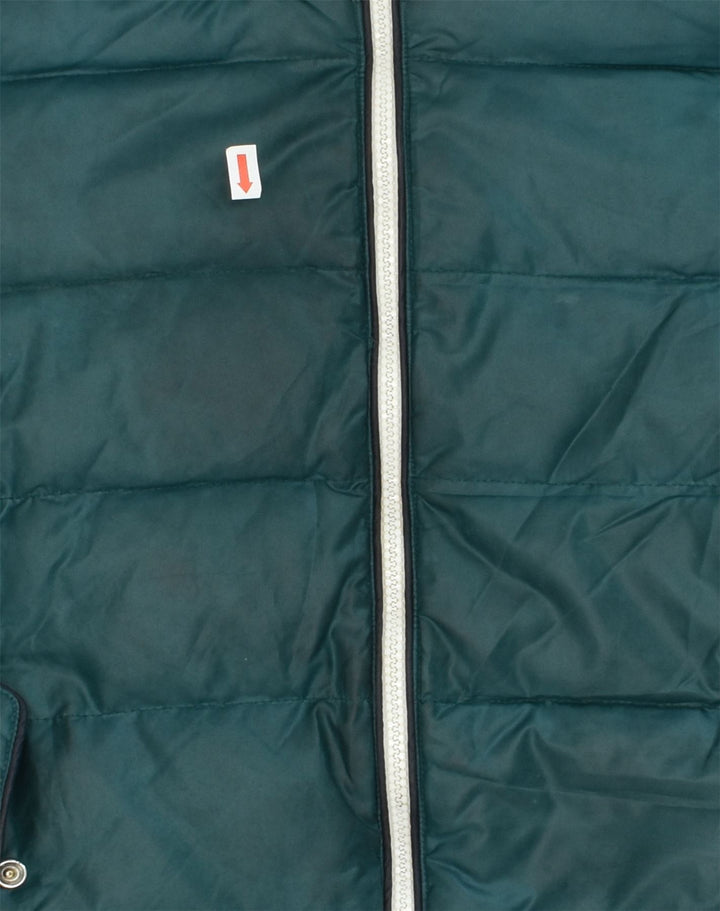 CHAMPION Boys Padded Jacket 9-10 Years Medium Green Polyester | Vintage Champion | Thrift | Second-Hand Champion | Used Clothing | Messina Hembry 