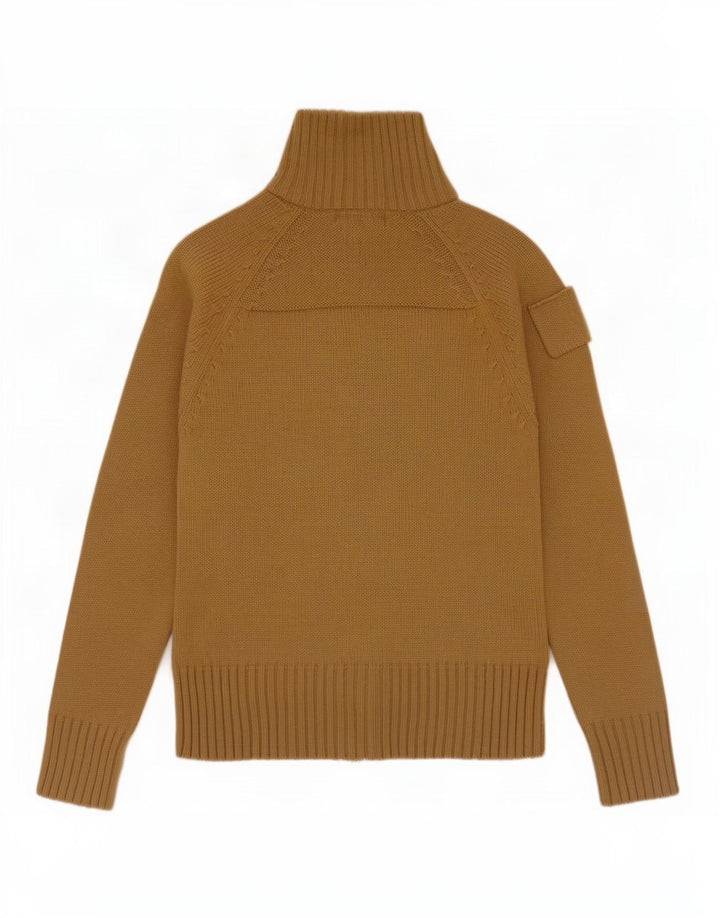 Женский кардиган Zara UK 12, средний хаки, акрил