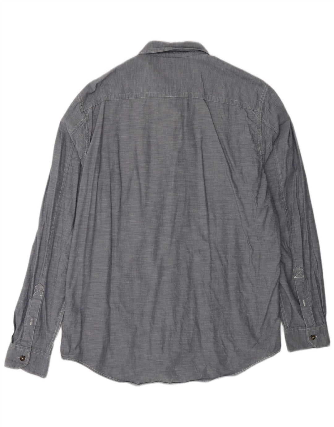 TIMBERLAND Мужская рубашка приталенного кроя XL, серая, хлопок