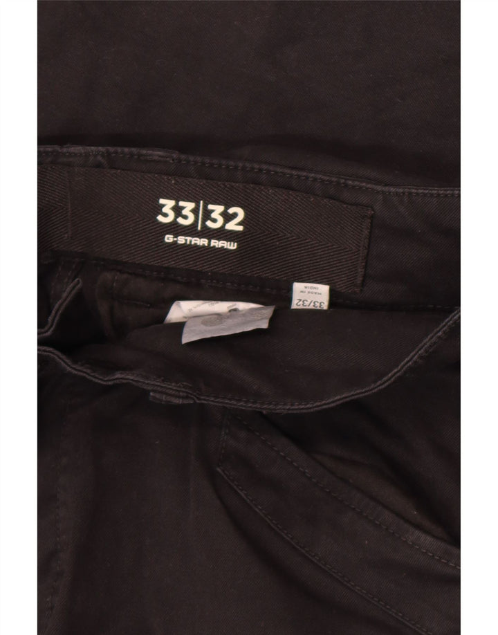 Мужские брюки карго G-Star W33 L32, черные, хлопковые