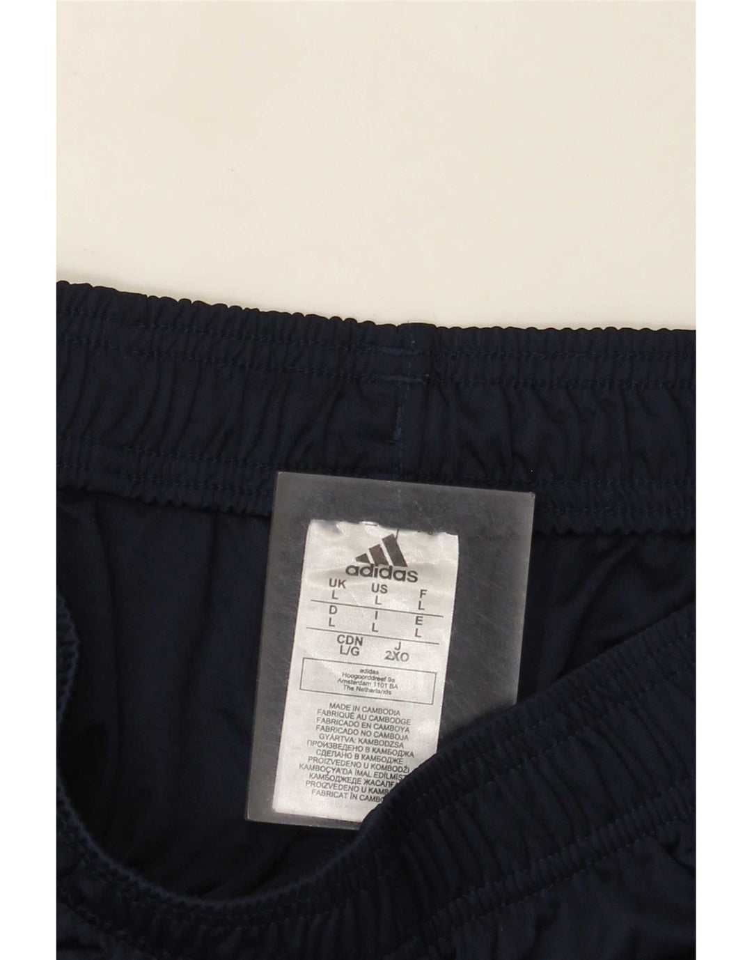 Мужские спортивные шорты Adidas Aeroready, большие темно-синие, полиэстер