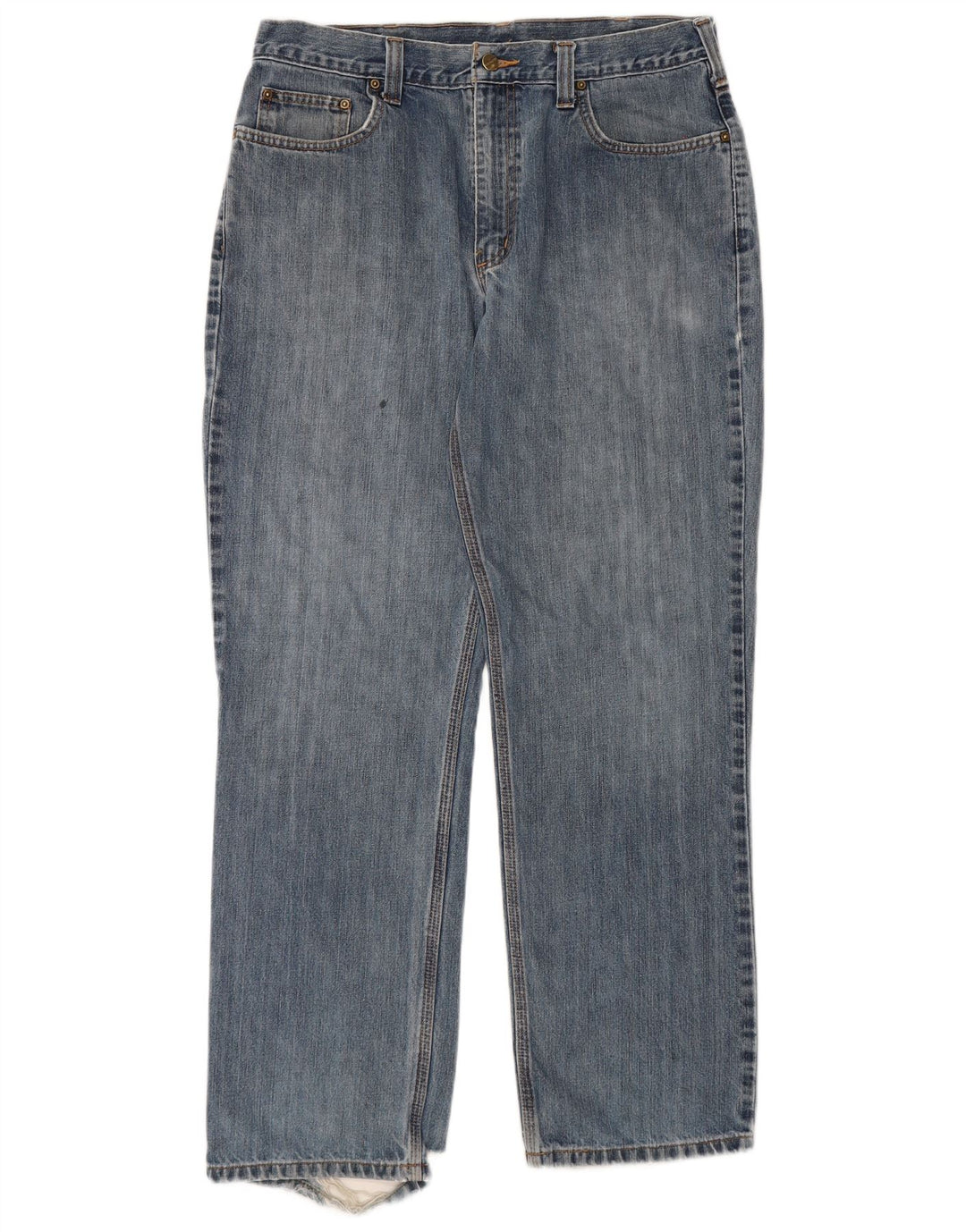 Мужские прямые джинсы Carhartt W36 L32 синие, хлопок