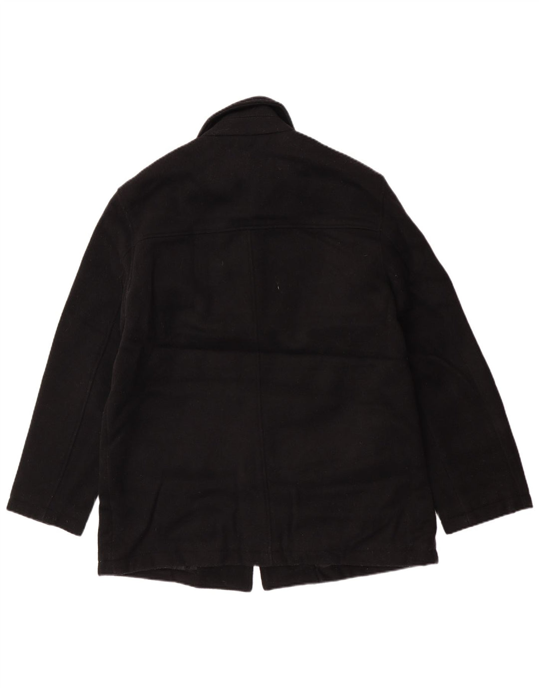 Мужское пальто J. Crew UK 40, большое, черное, шерстяное