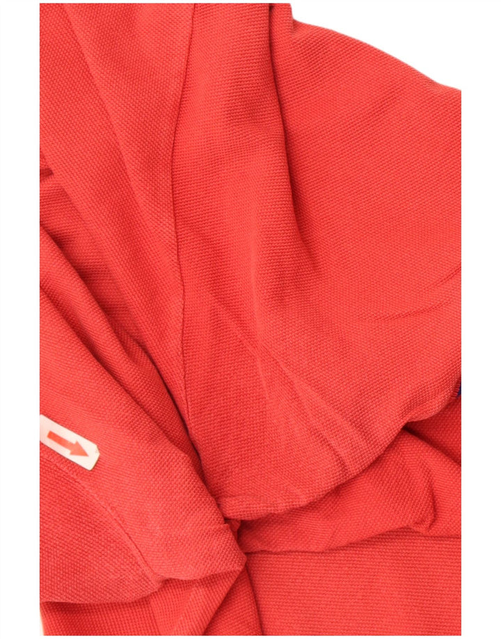 Мужская рубашка-поло Fred Perry, хлопок среднего красного цвета