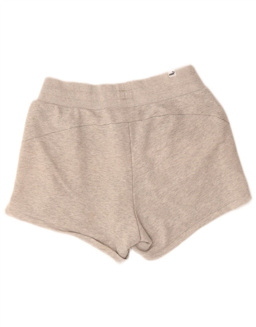 PUMA Womens Sport Shorts UK 12 Medium  Grey Cotton