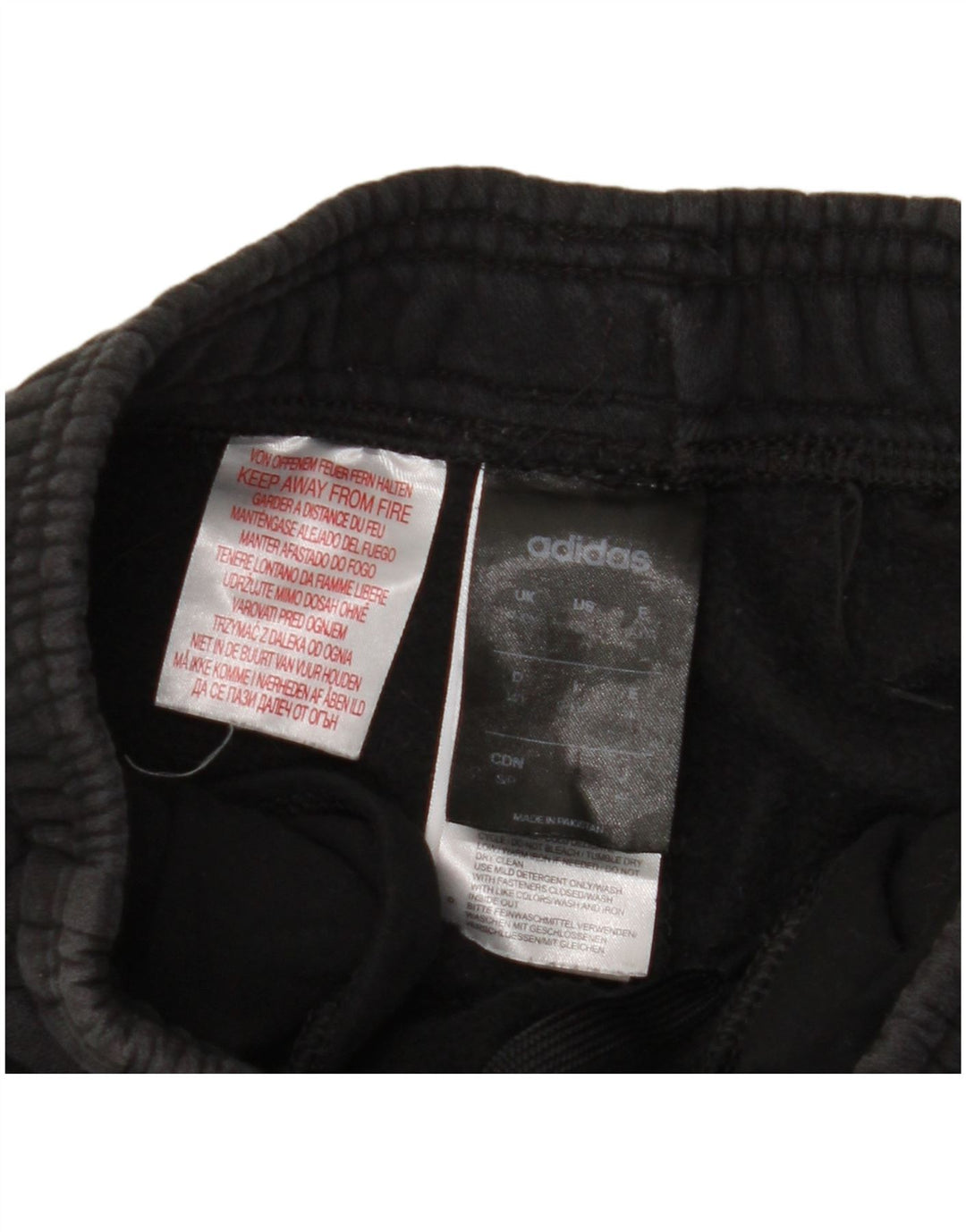 Спортивный костюм ADIDAS для мальчиков, брюки для бега, 9–10 лет, черный хлопок