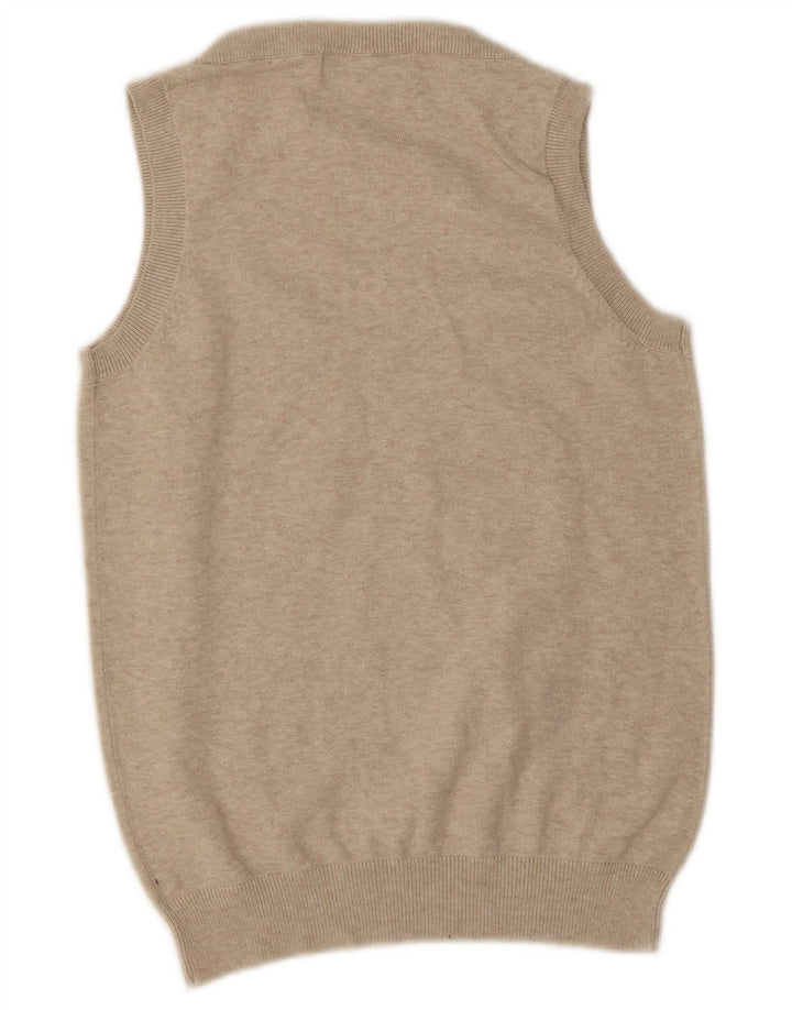 Женская майка Zara Vest UK 12, средний бежевый в крапинку