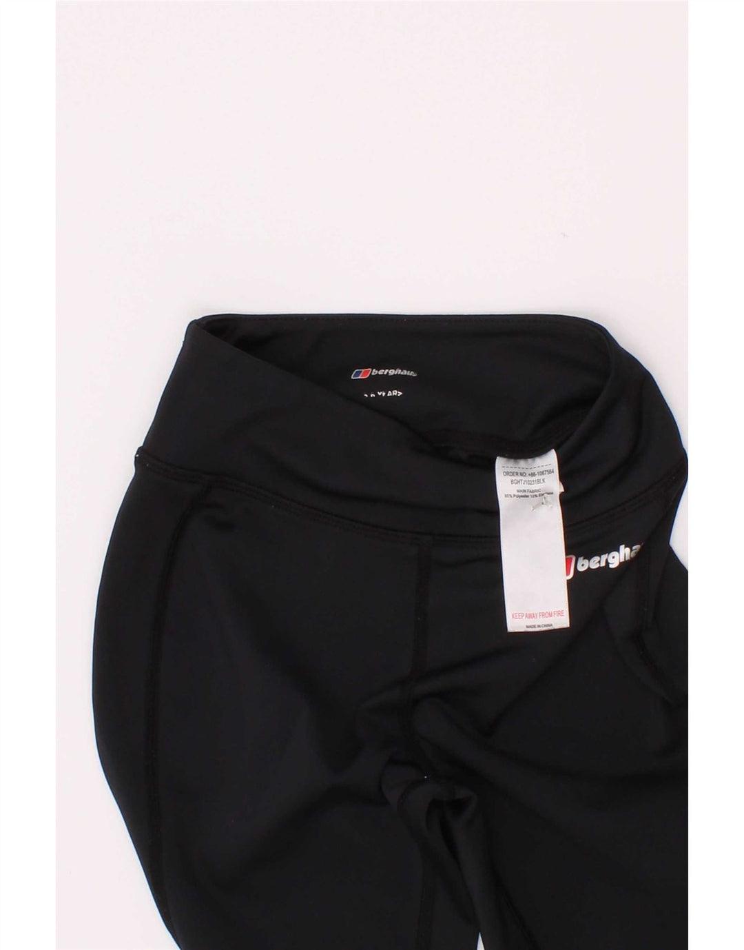 Леггинсы Berghaus для девочек 5-6 лет, черный полиэстер