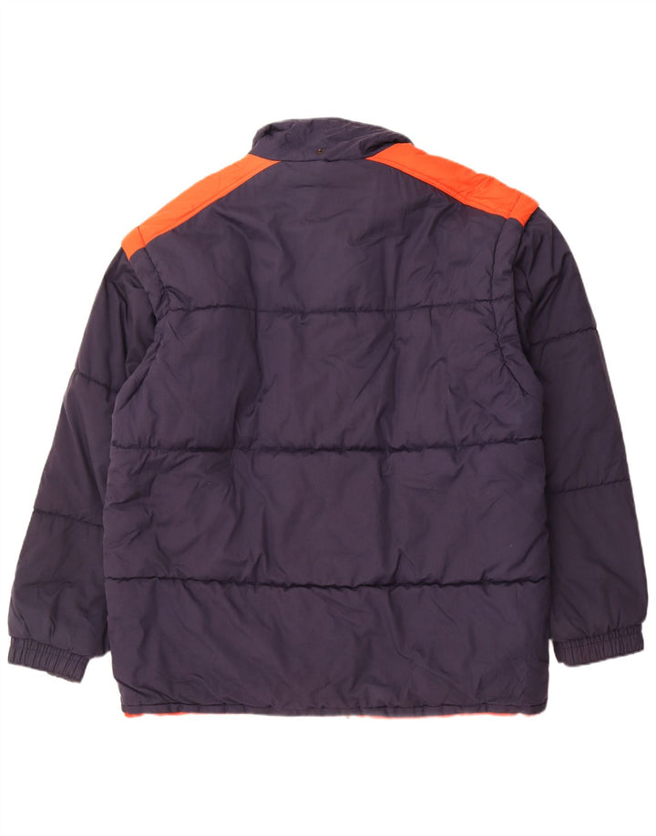 Мужская стеганая куртка Pierre Cardin UK 42 XL темно-синяя с цветными блоками