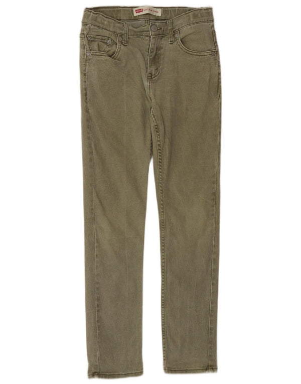 Джинсы Levi's Boys 512 Slim зауженного кроя 13–14 лет W28 L29 Хаки, хлопок