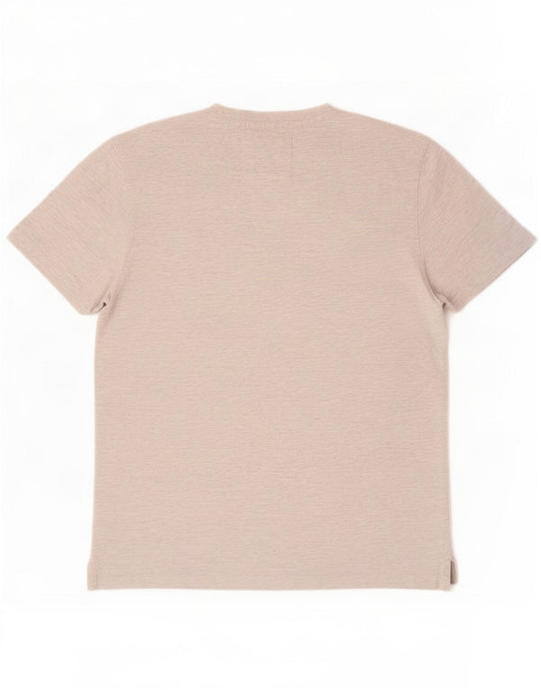 Crew Clothing Мужская футболка из хлопка среднего серого цвета