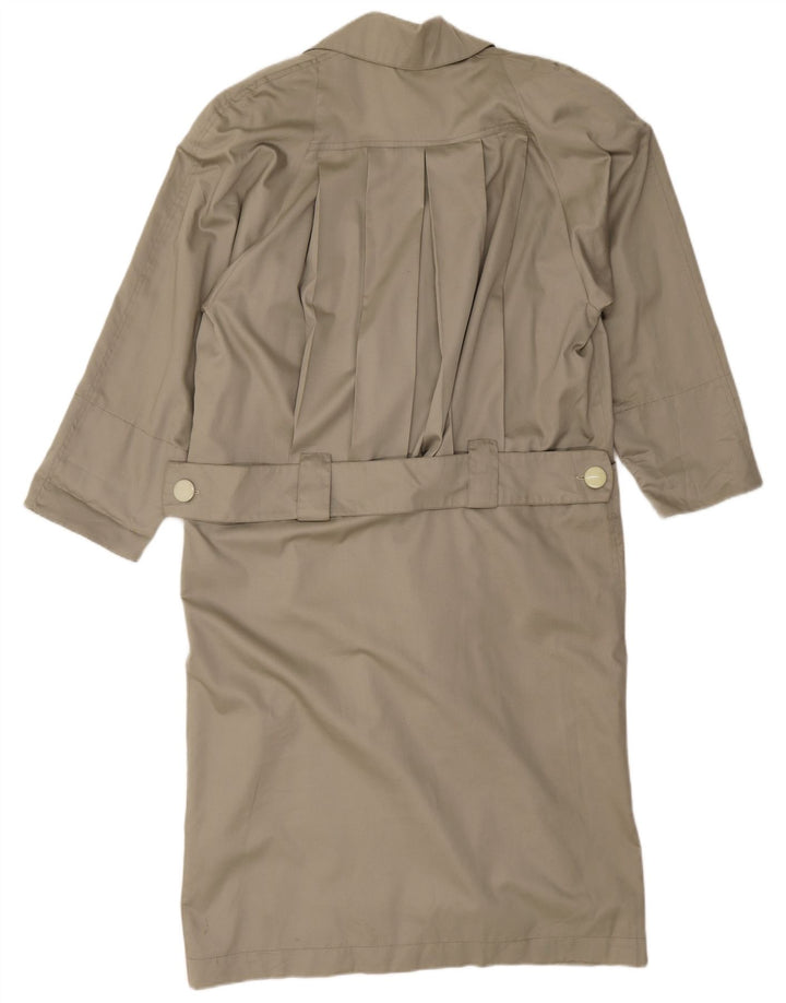 Винтажный женский тренч UK 18 XL, серый