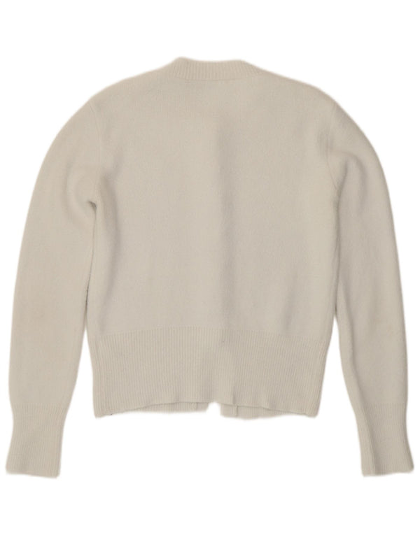 Женский кардиган Zara UK 12, средний белый полиамид