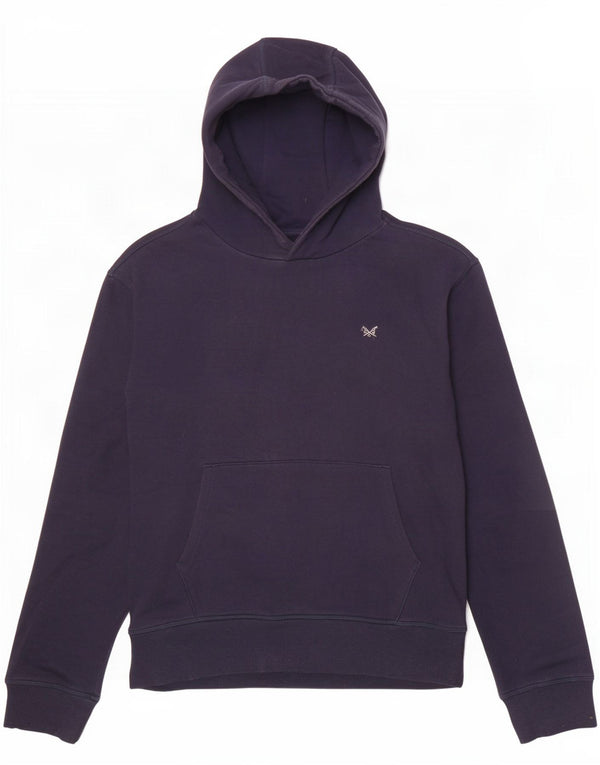 Crew Clothing Мужской джемпер с капюшоном, большой темно-синий, хлопок