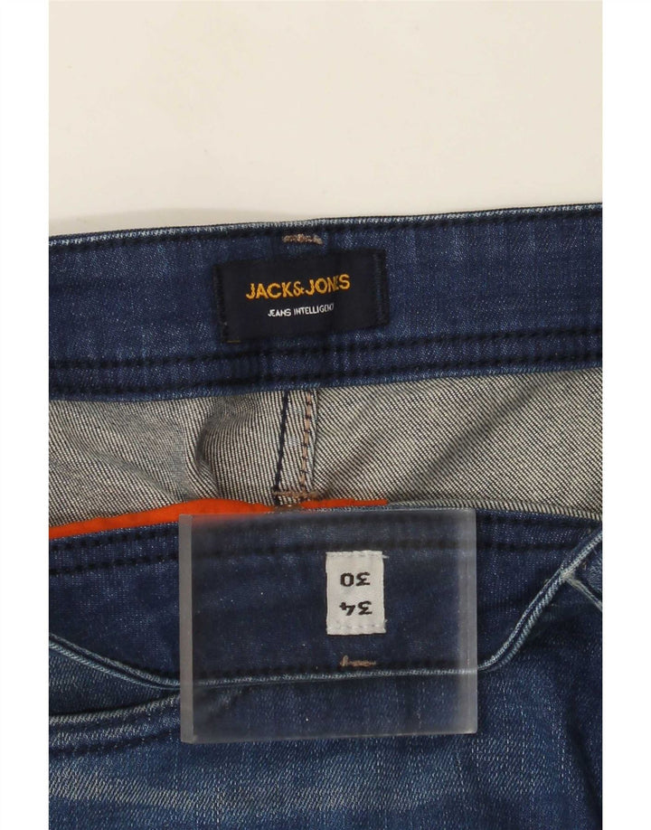 Мужские зауженные джинсы Jack & Jones W34 L30 синие
