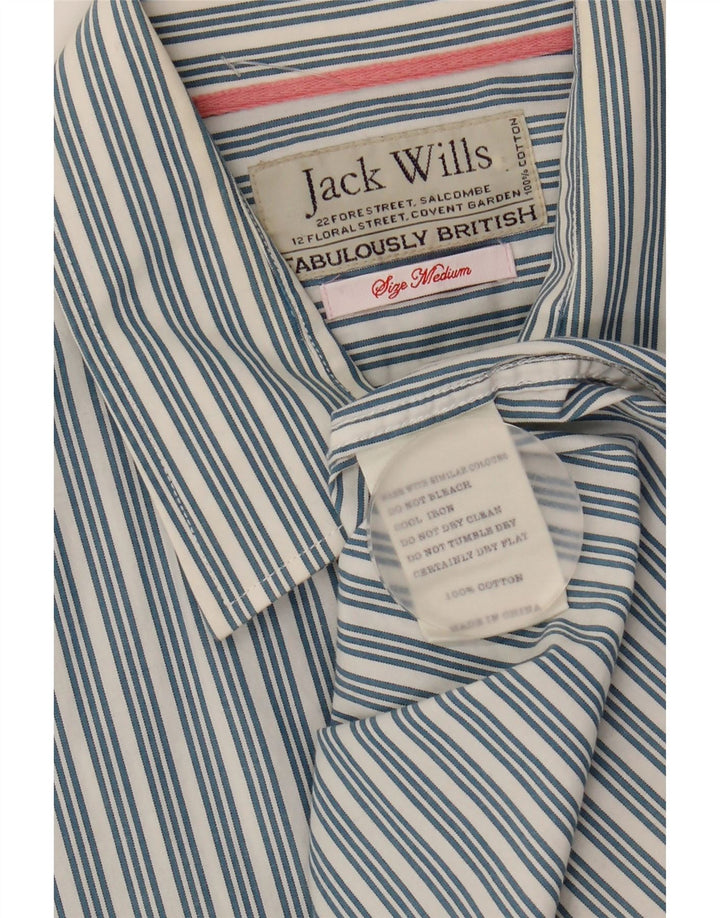 Рубашка мужская официальная Jack Wills среднего синего цвета в полоску