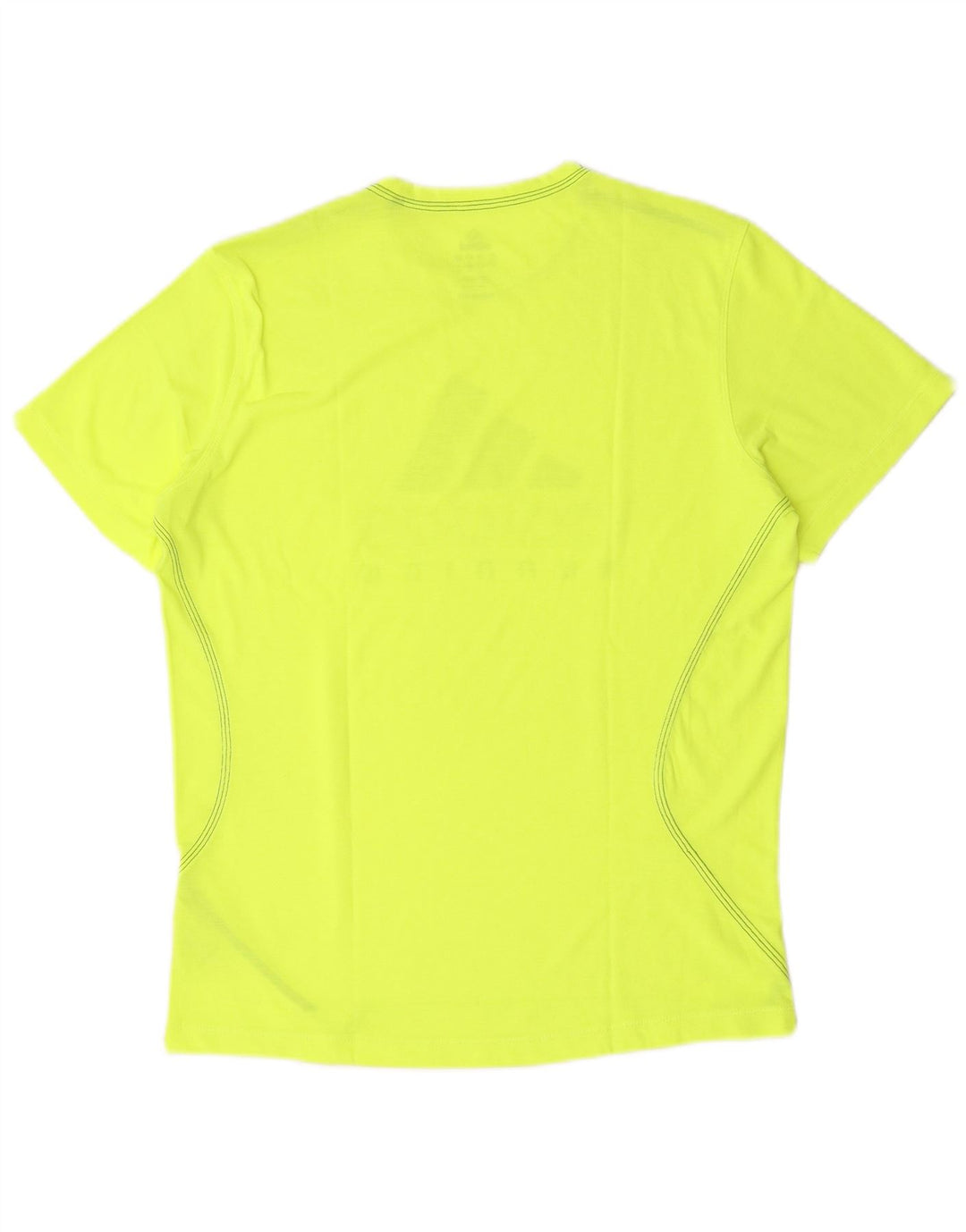 ADIDAS Mens Running Graphic T-Shirt Top Small Yellow