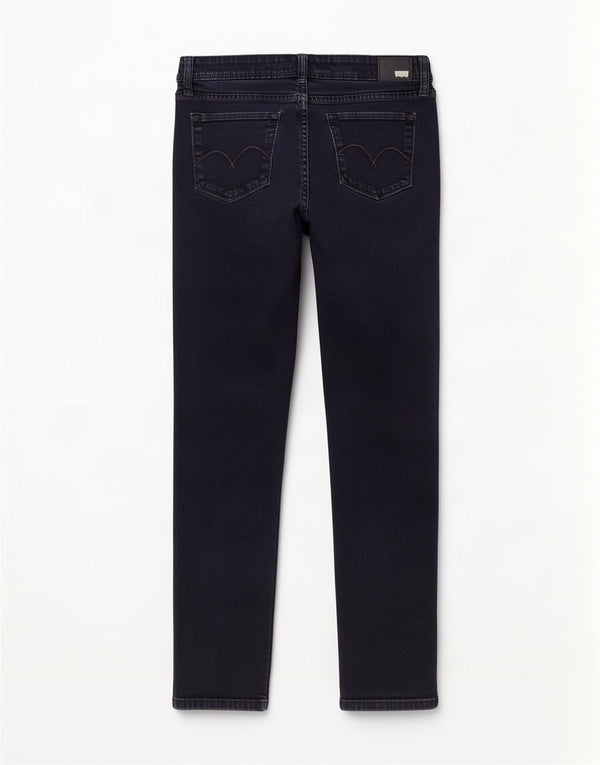 Женские джинсы скинни Levi's Demi Curve с низкой талией W31 L32 Темно-синие хлопковые