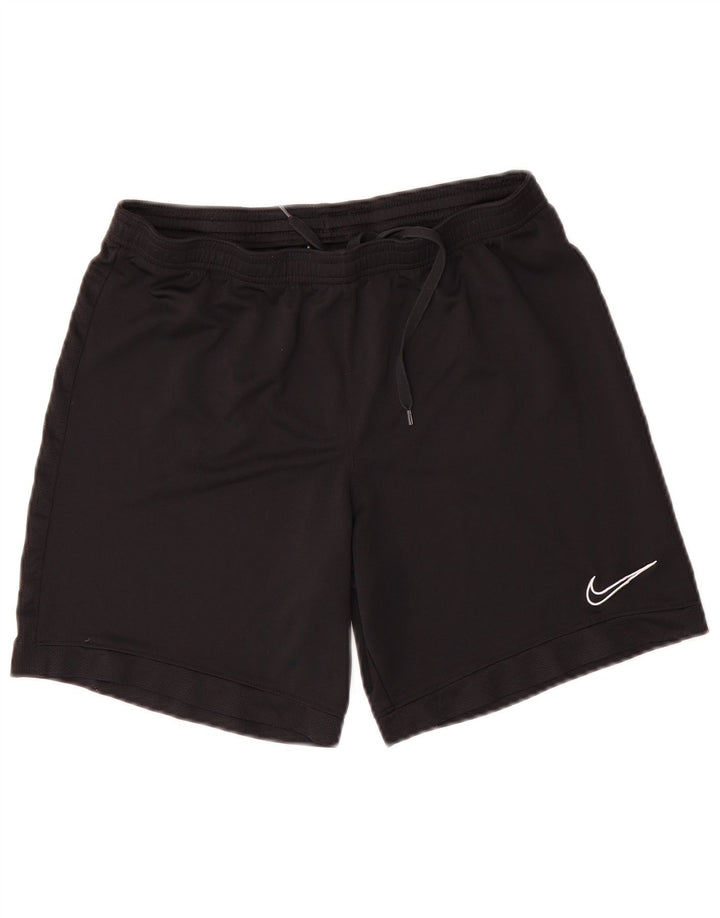 Мужские спортивные шорты Nike Dri Fit, большие черные, полиэстер