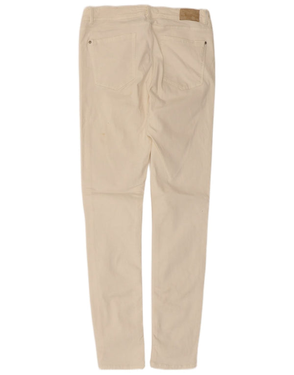 Женские джинсы скинни Zara EU 42, большие W32 L31, белые