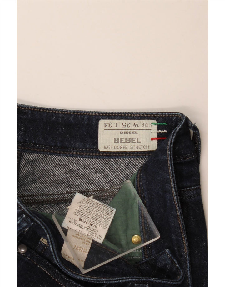 Женские джинсы Diesel BEBEL Bootcut W25 L30 Темно-синие, хлопок