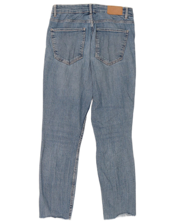 Женские укороченные джинсы Zara EU 36 XS W26 L24, синие, хлопок