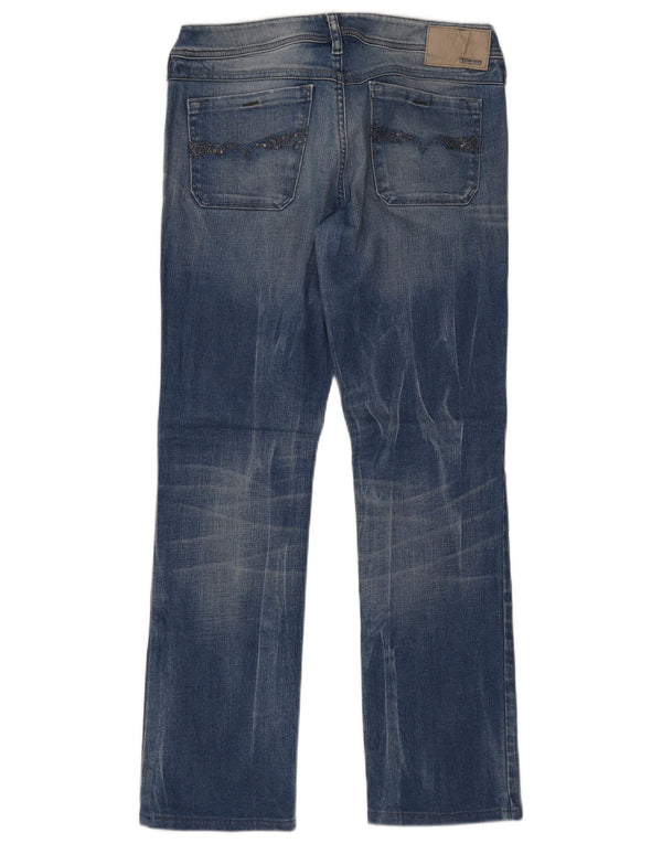 Женские прямые джинсы Diesel Lowky W31 L29, синий хлопок