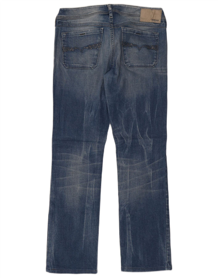 Женские прямые джинсы Diesel Lowky W31 L29, синий хлопок