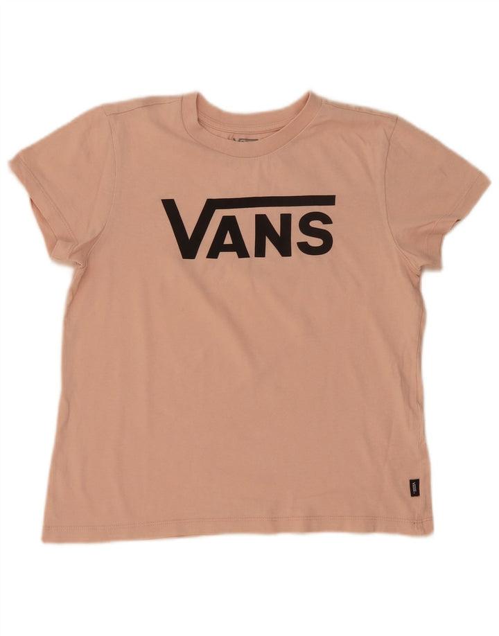 Женская футболка с рисунком Vans Top UK 10, маленькая розовая