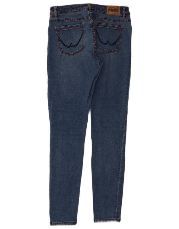 Женские джинсы скинни Superdry Alexa Jegging W28 L30, синий хлопок