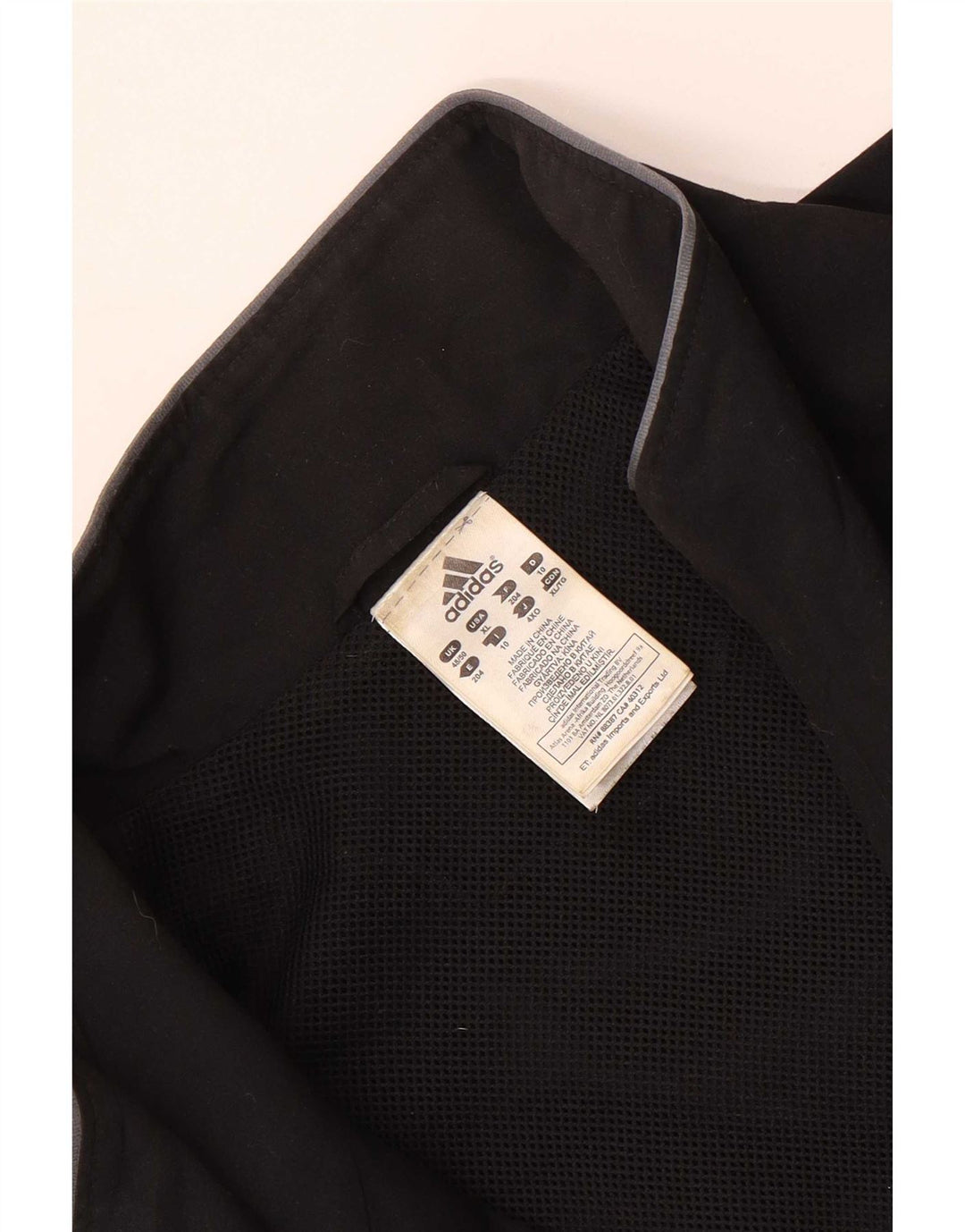 Мужская спортивная куртка Adidas UK 48/50 XL, черный полиэстер
