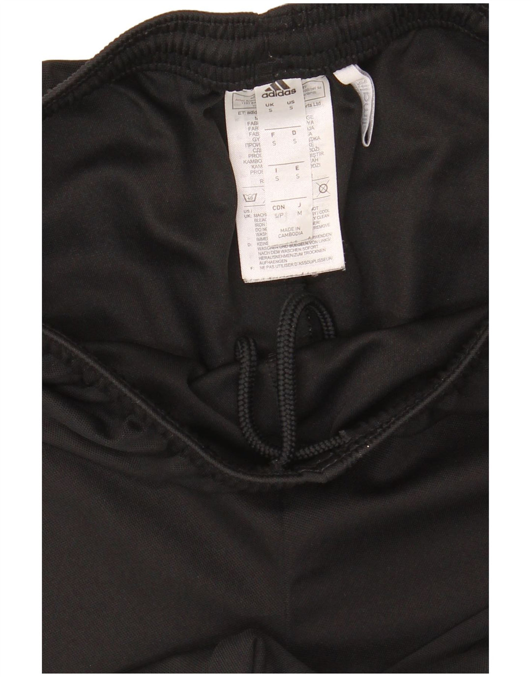 Мужские спортивные шорты Adidas Climalite, маленькие черные из полиэстера