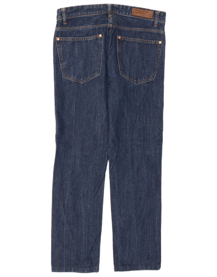 Джинсы мужские прямые Benetton W32 L29 синие