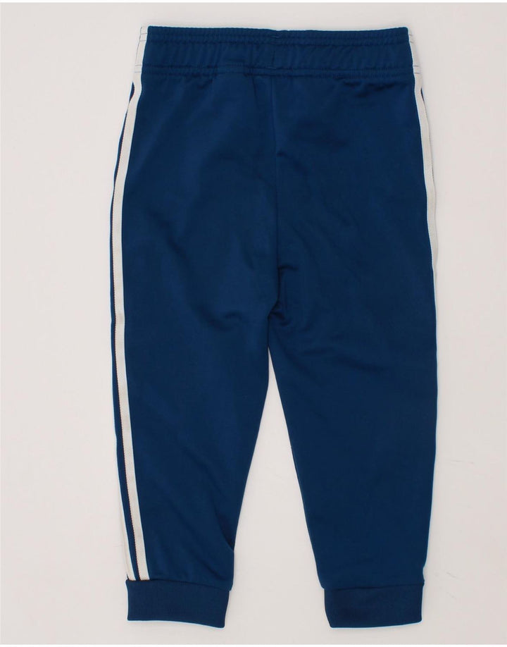 ADIDAS Boys Joggers Tracksuit Trousers 2-3 Years  Navy Blue Polyester Vintage Adidas and Second-Hand Adidas from Messina Hembry 