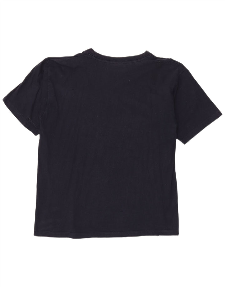 Мужская футболка ASICS Top XL из хлопка темно-синего цвета