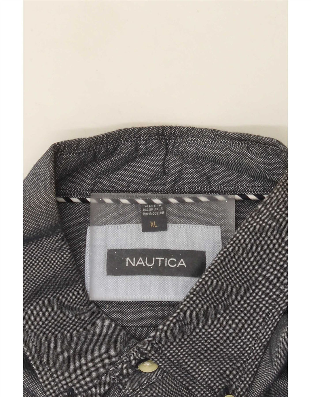 Мужская рубашка Nautica XL, серая, хлопок