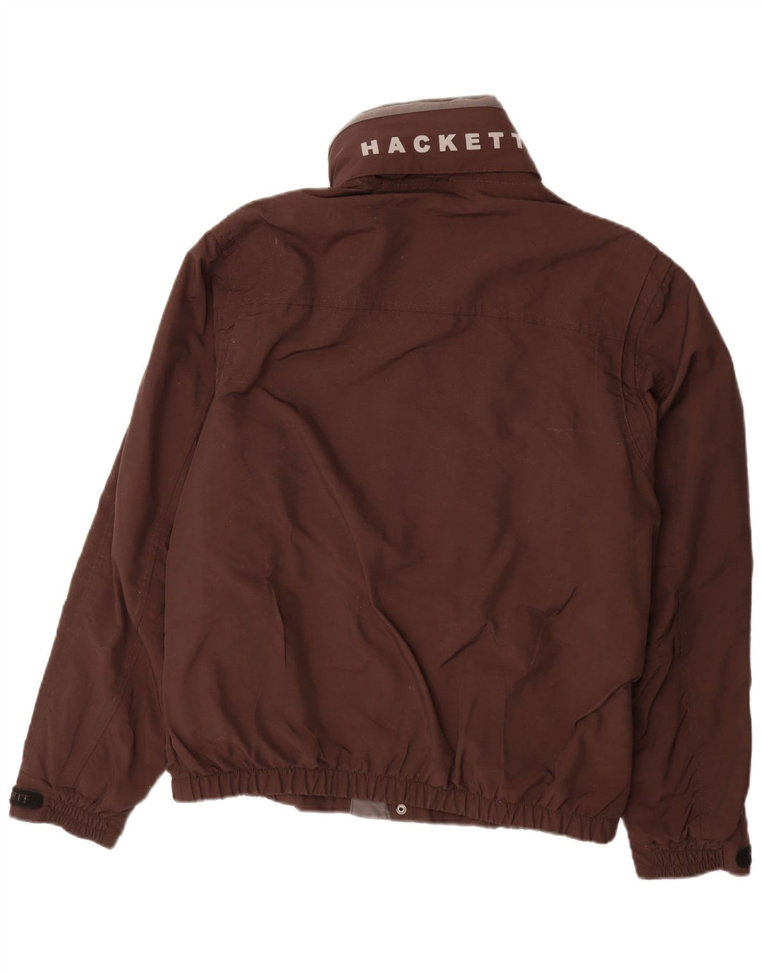 HACKETT Мужская ветровка с капюшоном с графическим рисунком UK 42 XL Коричневый нейлон