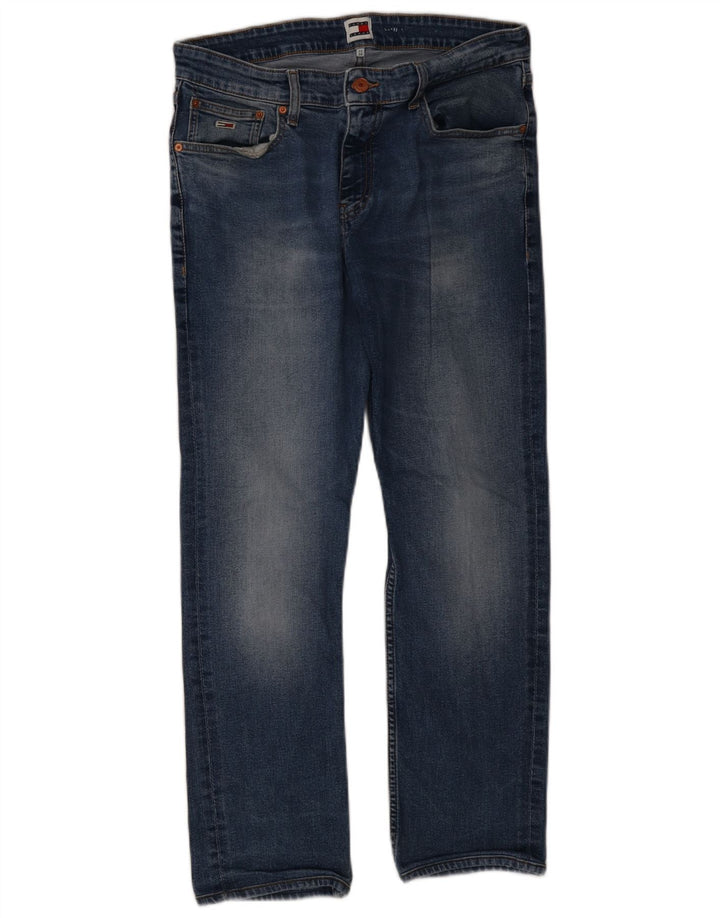 Мужские прямые джинсы Tommy Hilfiger W32 L27 синие, хлопок