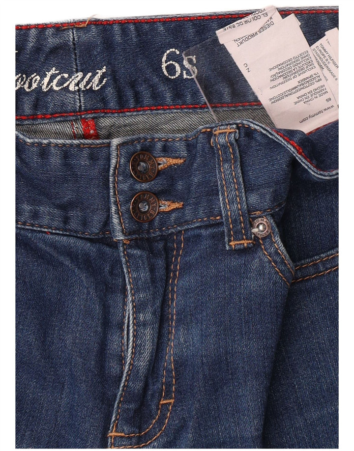 TOMMY HILFIGER Женские джинсы Bootcut США 6 Средний W30 L30 Синий хлопок