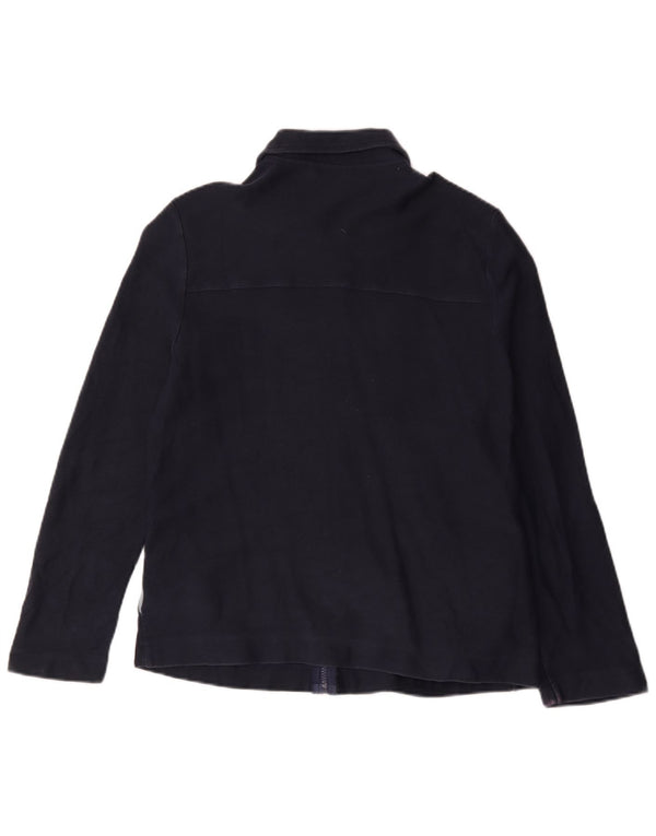 Женский бомбер Marks & Spencer UK 16, большой размер, темно-синий, хлопок